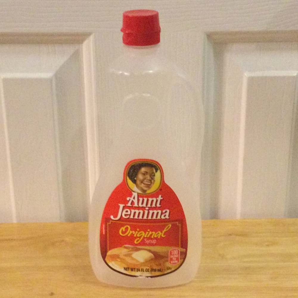 Aunt Jemima Syrup Container